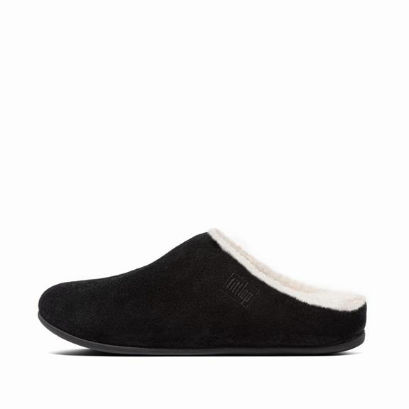 FitFlop Dámská Bačkory Černé - CHRISSIE Shearling CZ-549827